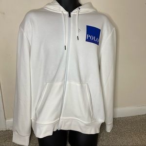 Mens Vintage polo hoodie